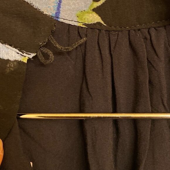 FREE People Samantha Lace Up Rose Print Mini Dress Size XSmall - Picture 13 of 16